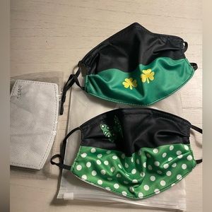 Harataki St. Patrick’s day big kids face masks